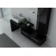 Rangements du meuble simple vasque DIS9250 Noir