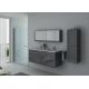 Meuble de salle de bain double vasque Gris taupe