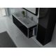 Ensemble bain avec plan vasques, colonne et armoire de toilette