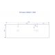 Meuble double vasque DIS025-1500 Noir