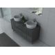 Meuble double vasque DIS989 Gris Taupe