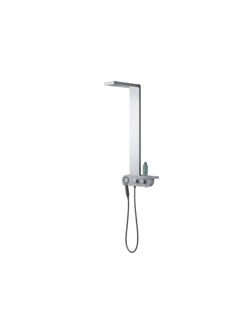Colonne de douche avec dôme de pluie et douchette multijets S300
