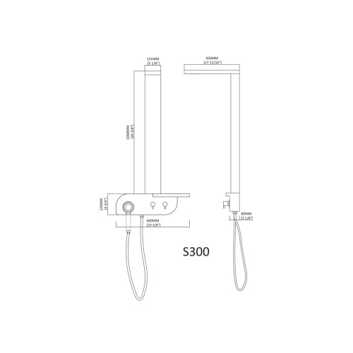 Colonne de douche S300
