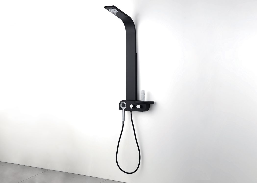 TREEMME Système de douche 3M noir mat - Tecniba