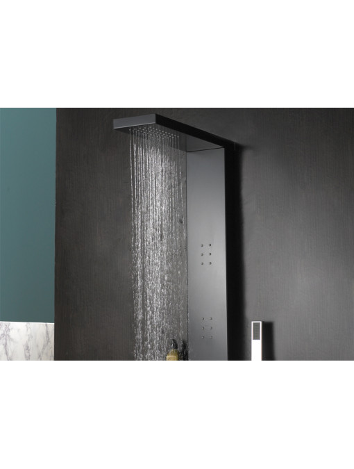 Colonne d'hydromassage design avec dôme de pluie A133