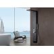 Colonne d'hydromassage noire mate A110