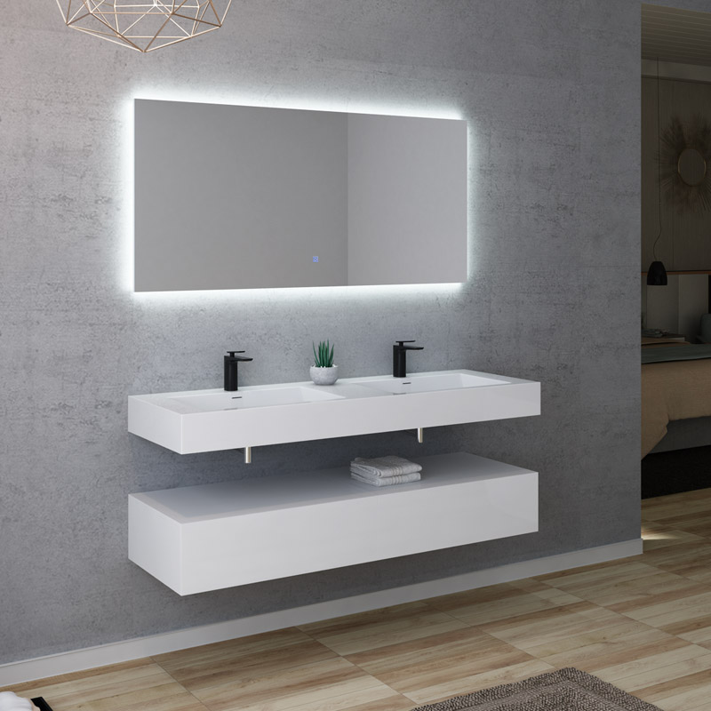 meuble salle de bain Avellino 1400