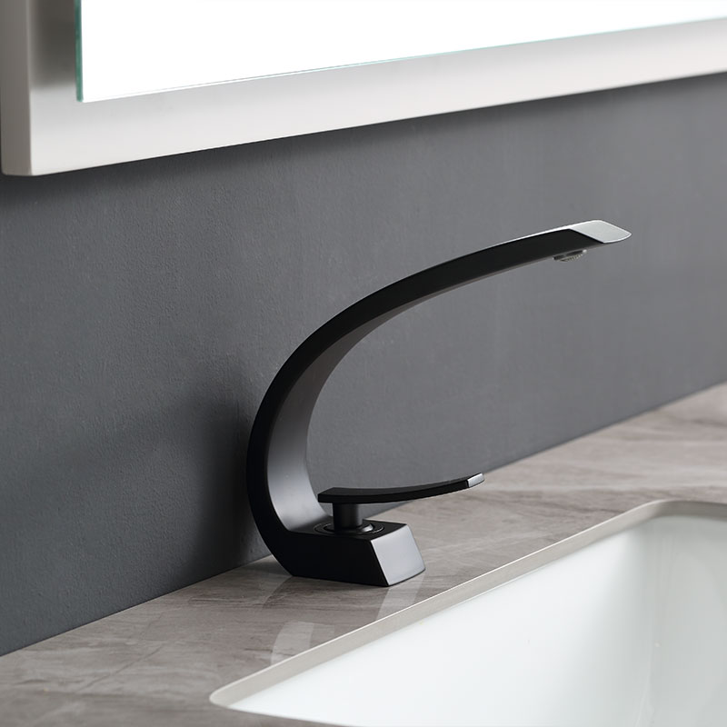 Robinet de lavabo/vasque COSMOS Noir mat