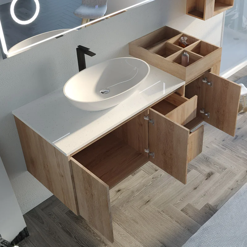 Meuble salle de bain Avezzano scandinave