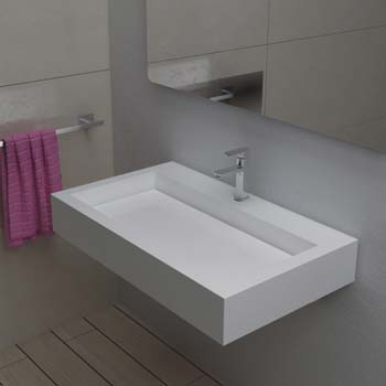 Plan vasque solid surface SDPW17