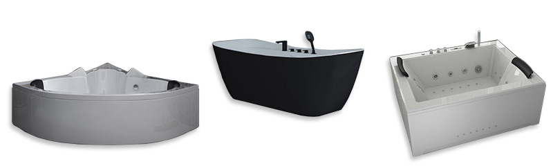 modèles baignoires