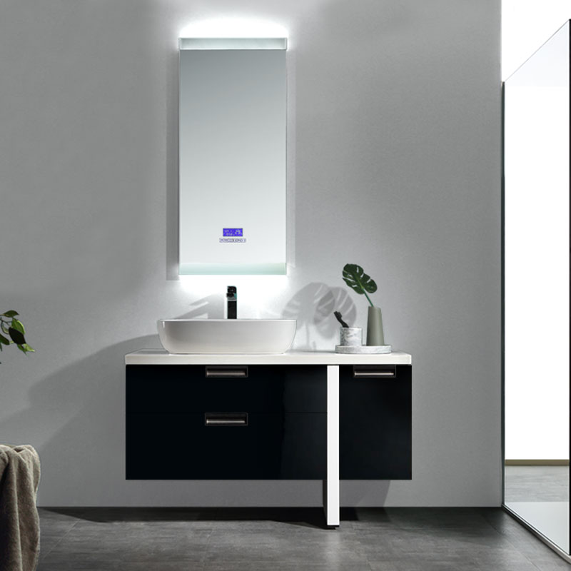 meuble de salle de bain Scarlino 1000 Noir