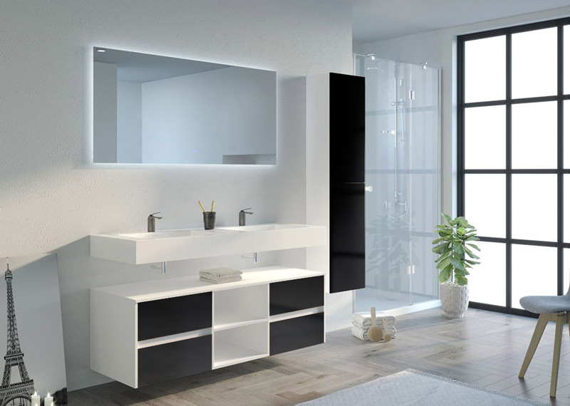 meuble salle de bain Visenza 1400