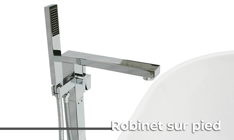robinet sur pied